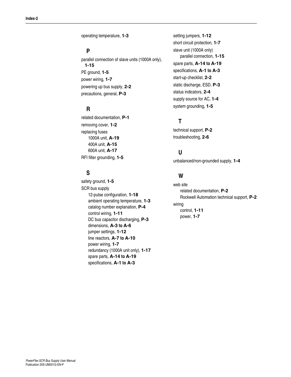 Rockwell Automation 20G PowerFlex SCR Bus Supply User Manual | Page 66 / 68