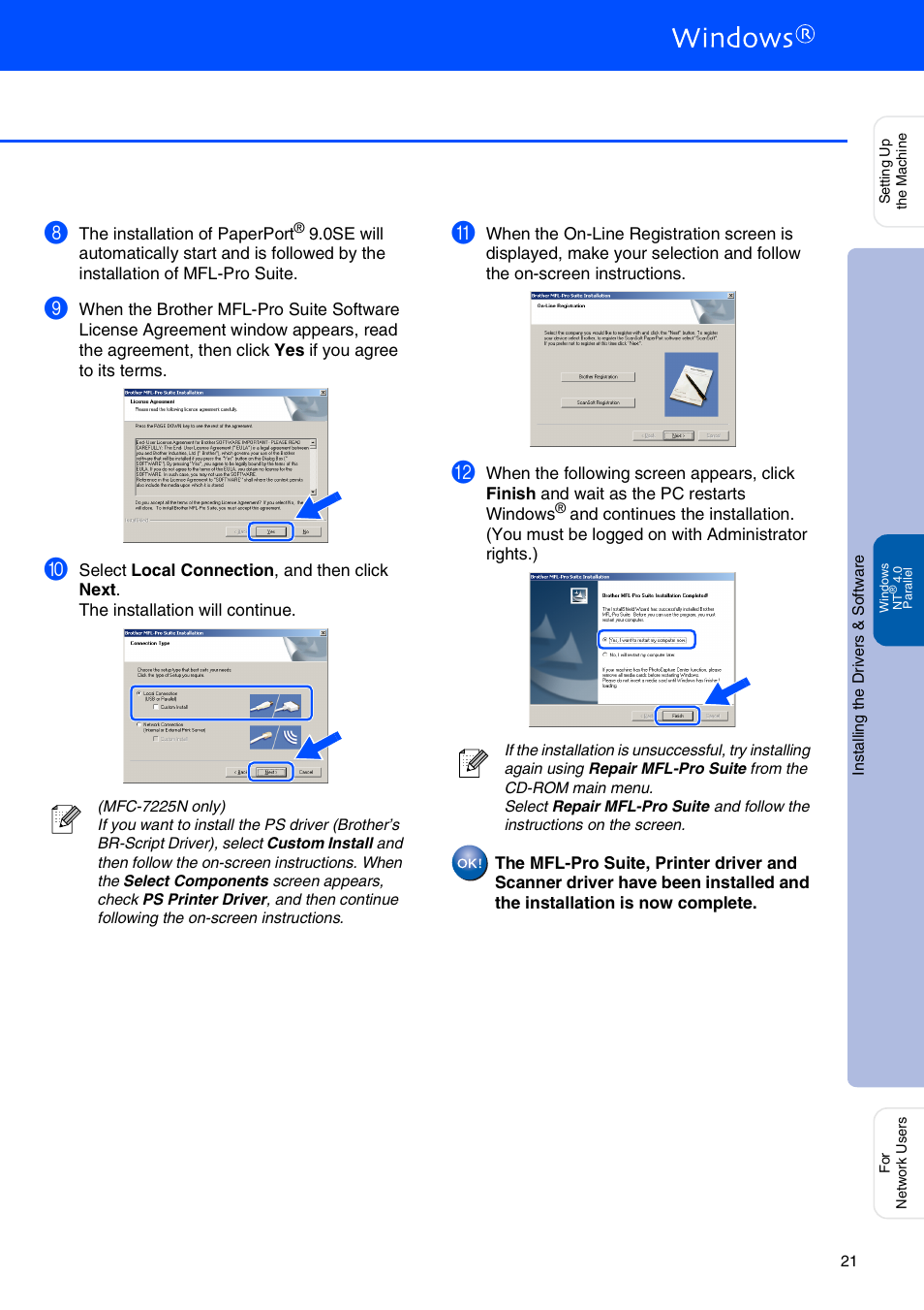 Brother MFC-7225N User Manual | Page 23 / 40
