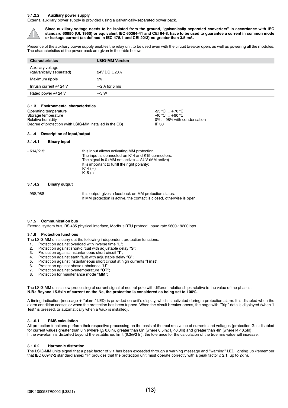 Rockwell Automation 140G-NTK-E12 LSIG and LSIG-MM Release User Manual | Page 13 / 41