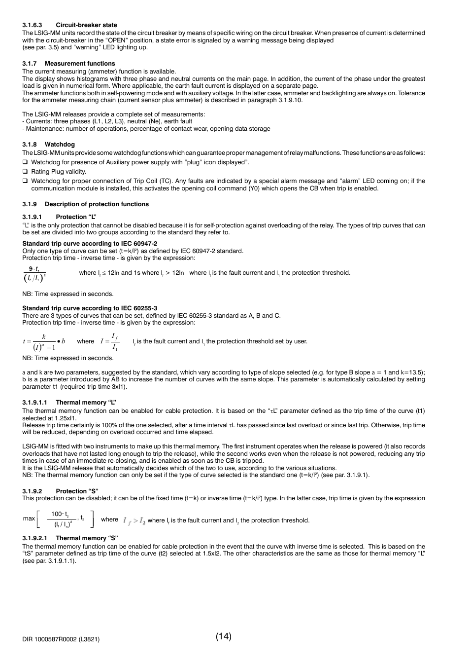 Rockwell Automation 140G-NTK-E12 LSIG and LSIG-MM Release User Manual | Page 14 / 41