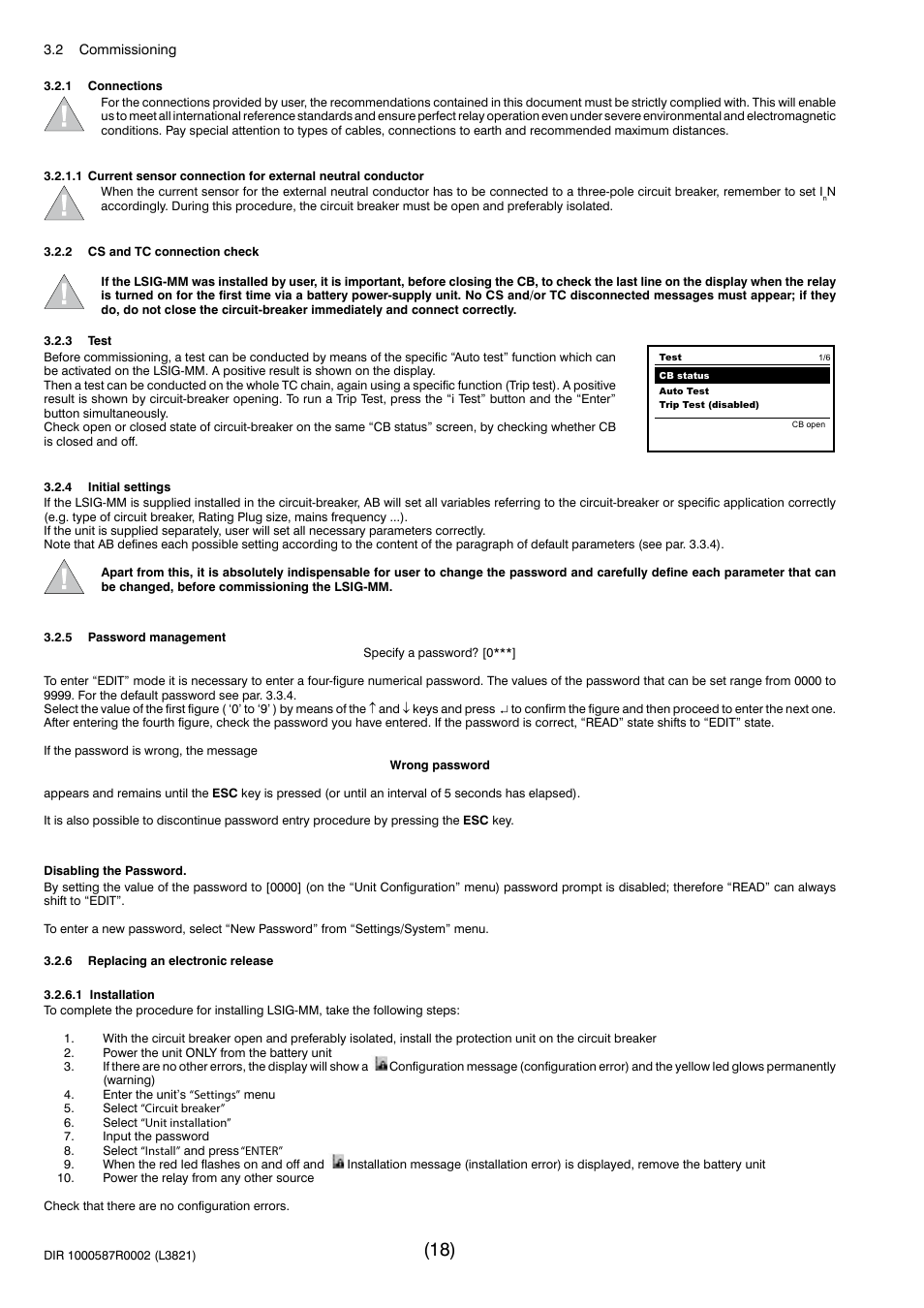 Rockwell Automation 140G-NTK-E12 LSIG and LSIG-MM Release User Manual | Page 18 / 41