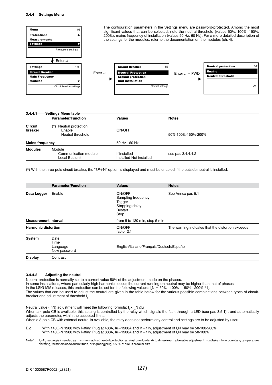 Rockwell Automation 140G-NTK-E12 LSIG and LSIG-MM Release User Manual | Page 27 / 41