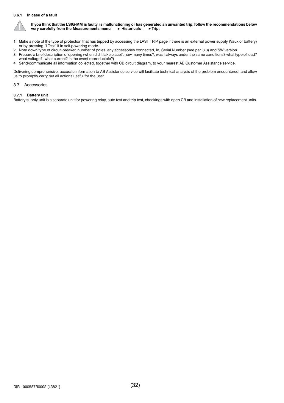 Rockwell Automation 140G-NTK-E12 LSIG and LSIG-MM Release User Manual | Page 32 / 41