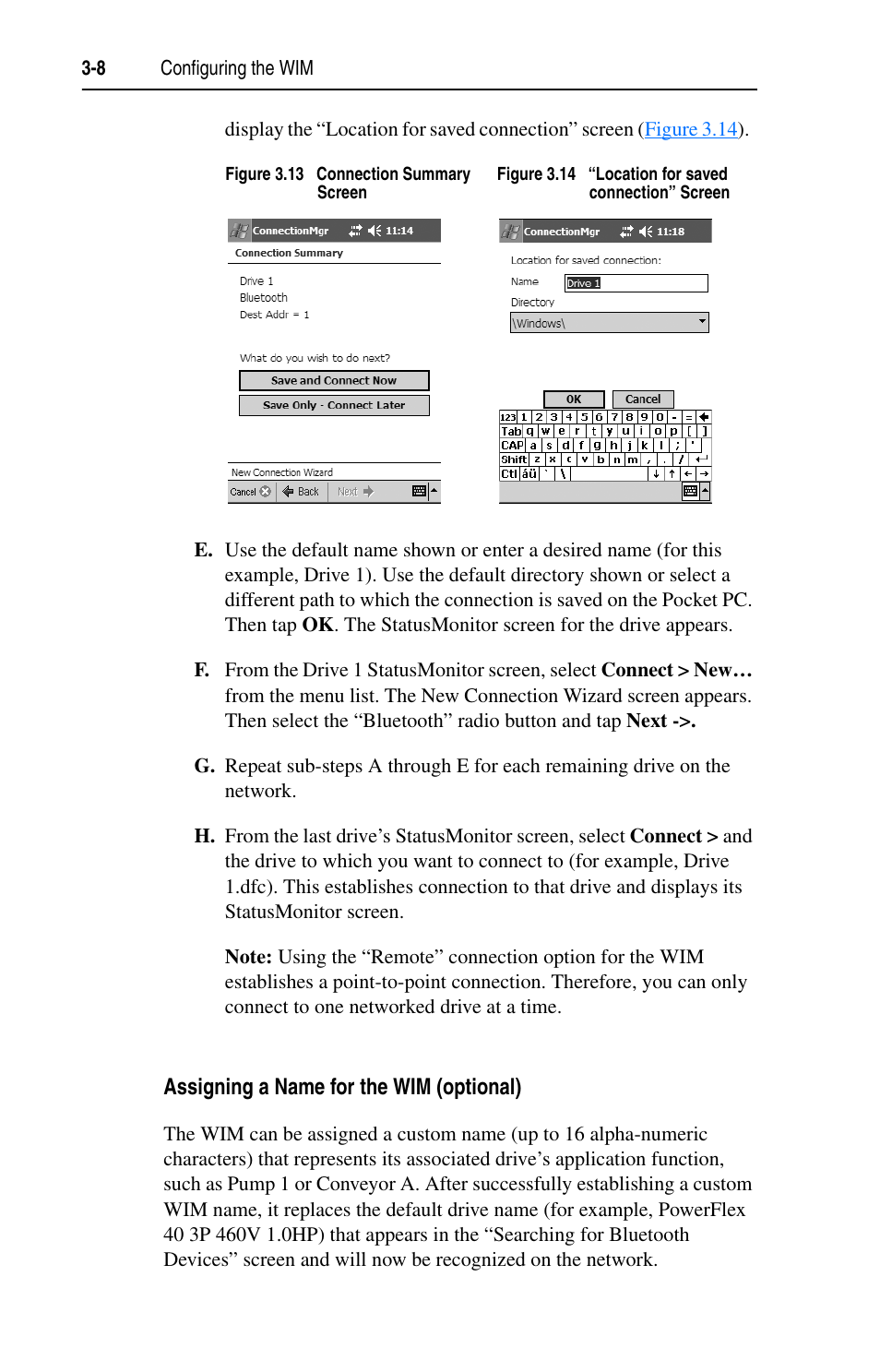 Assigning a name for the wim (optional) | Rockwell Automation 22-WIM-N1 DSI Wireless Interface Module User Manual | Page 28 / 100