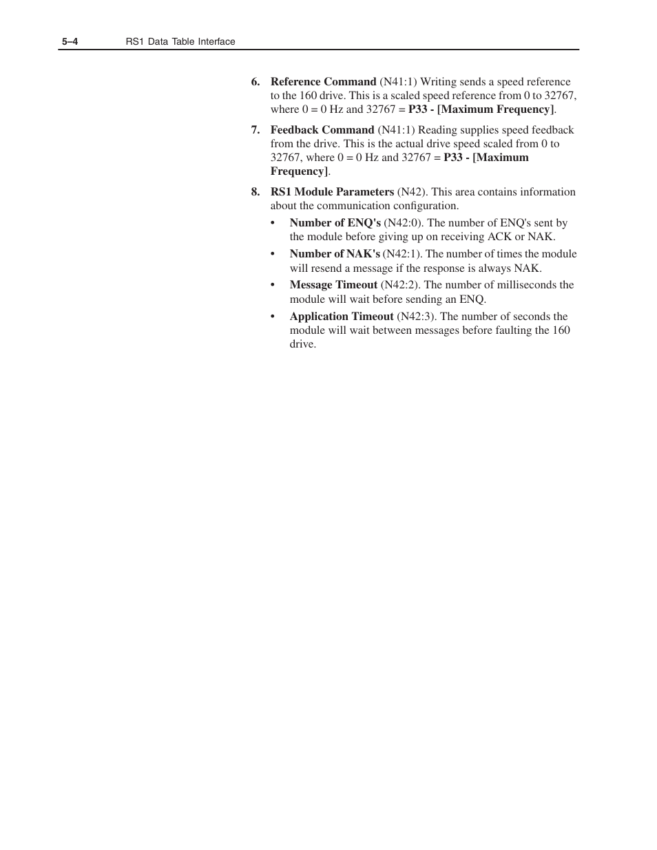 Rockwell Automation 160 RSI SERIAL COMM MODULE User Manual | Page 24 / 50