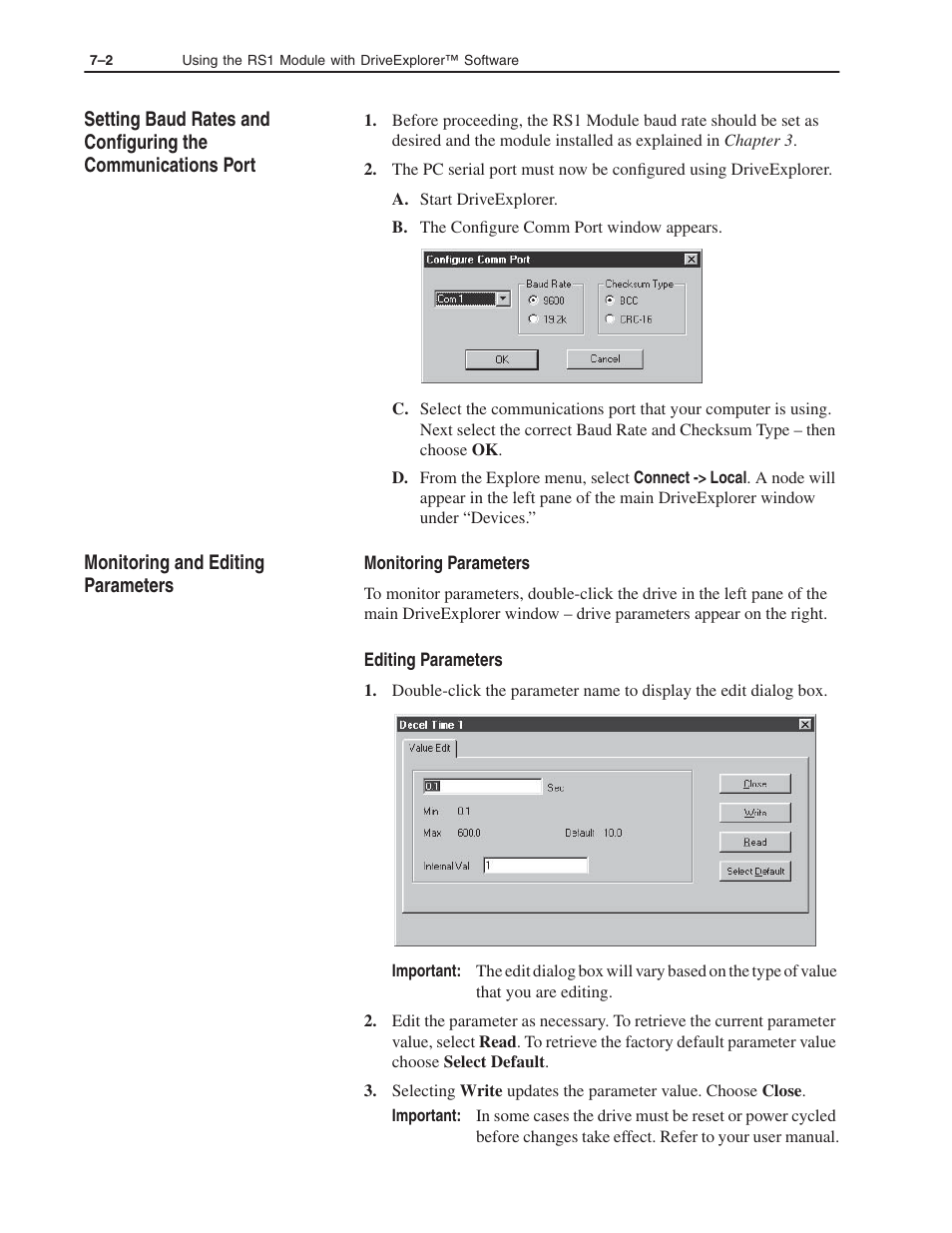 Rockwell Automation 160 RSI SERIAL COMM MODULE User Manual | Page 30 / 50