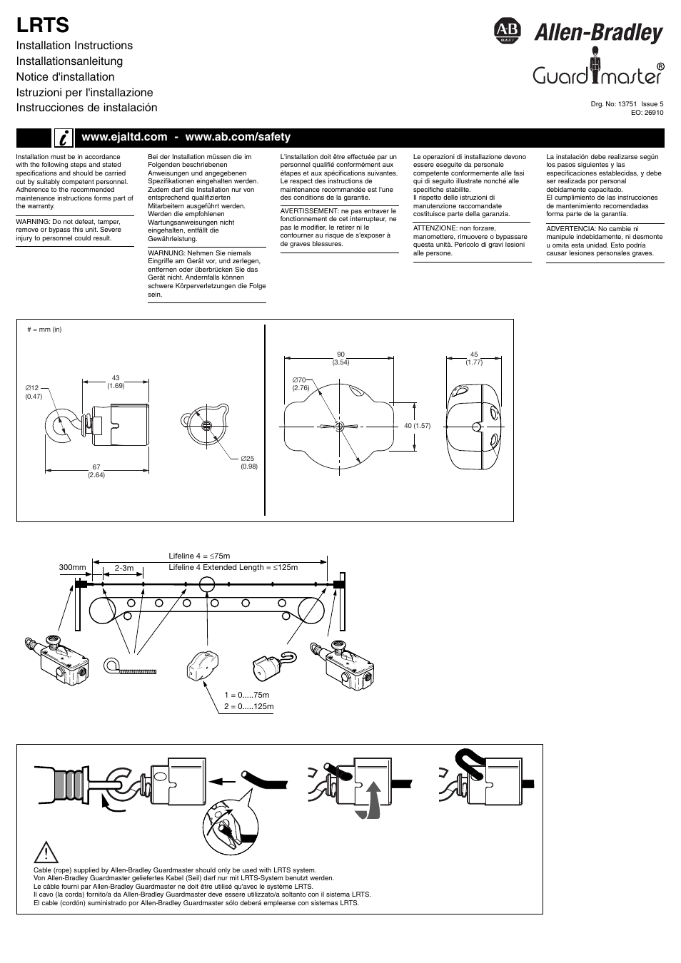 Rockwell Automation 440E LRTS User Manual | 4 pages