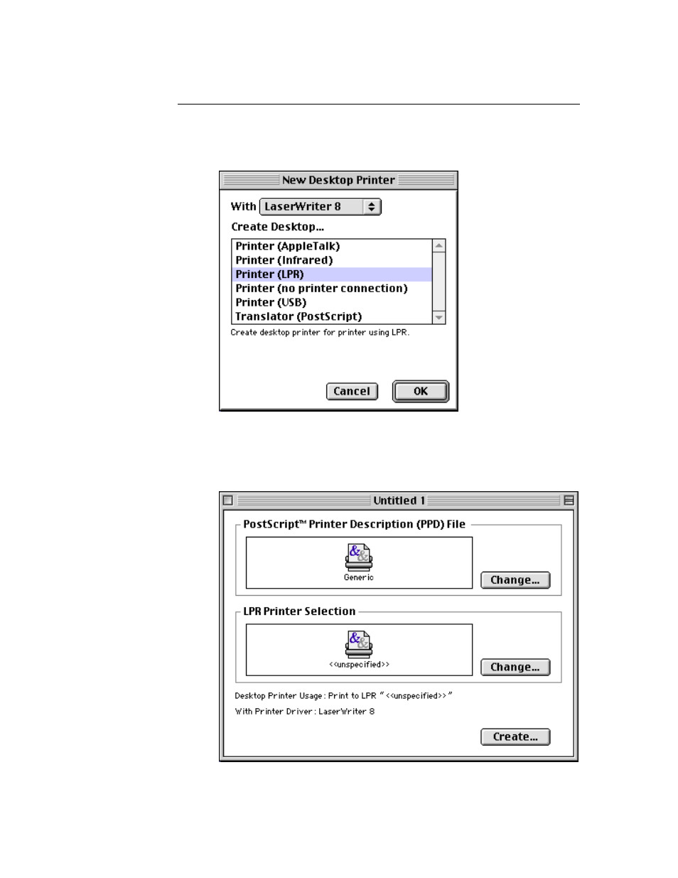 How to select the print server (tcp/ip), How to select the print server (tcp/ip) 7-4 | Brother NC-4100H User Manual | Page 90 / 168