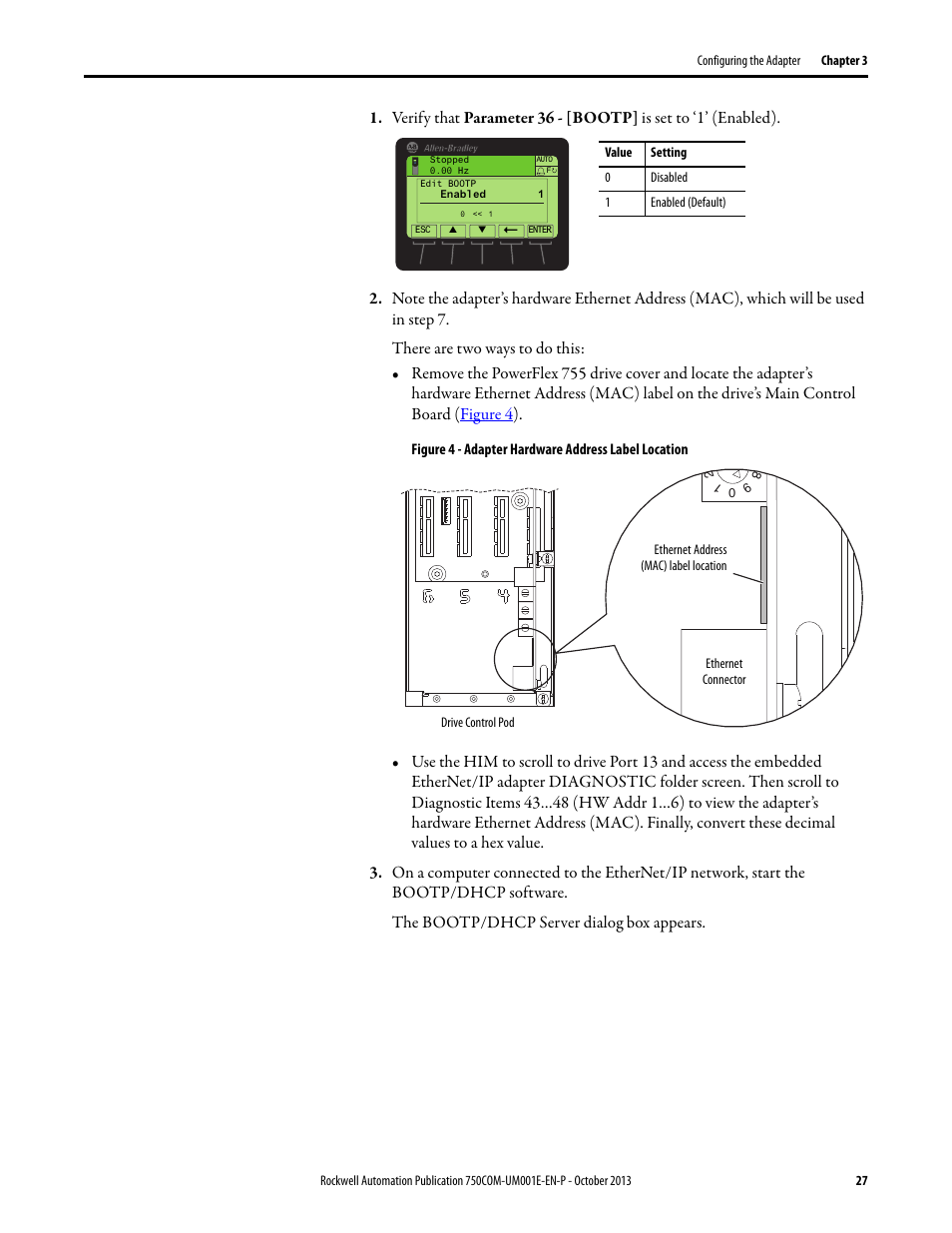 Rockwell Automation 20G PowerFlex 755 Drive Embedded EtherNet/IP Adapter User Manual | Page 27 / 190