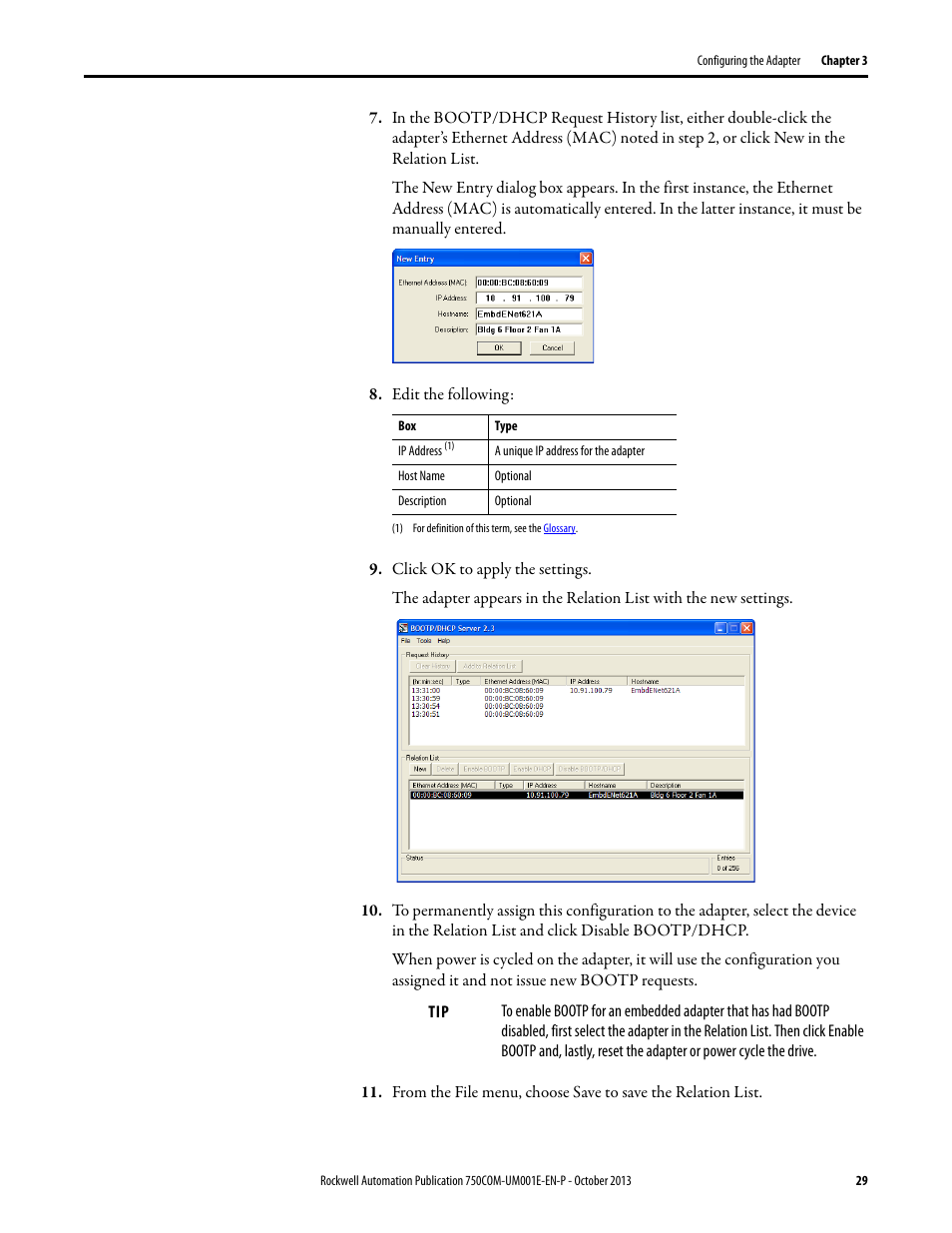 Rockwell Automation 20G PowerFlex 755 Drive Embedded EtherNet/IP Adapter User Manual | Page 29 / 190