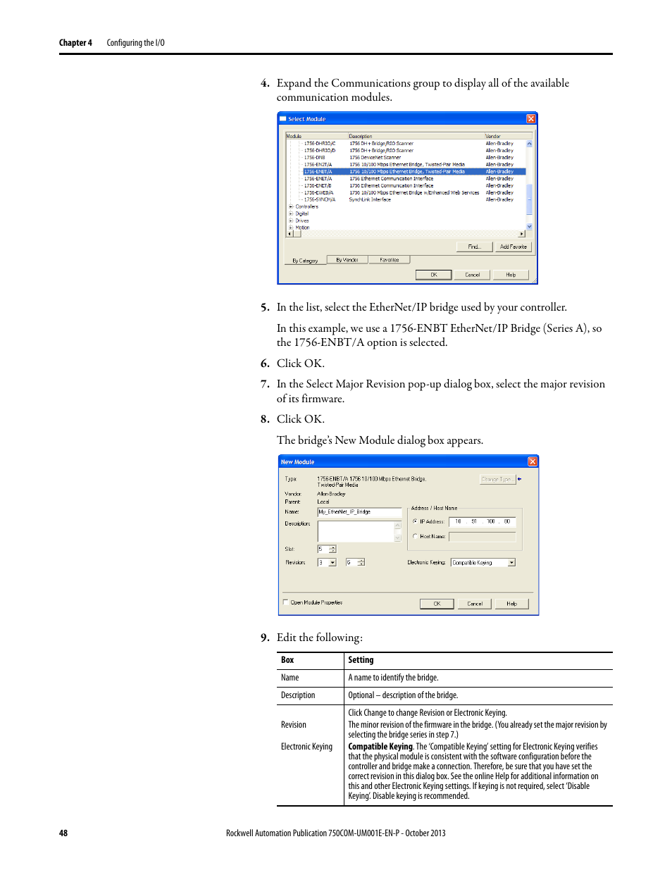 Rockwell Automation 20G PowerFlex 755 Drive Embedded EtherNet/IP Adapter User Manual | Page 48 / 190