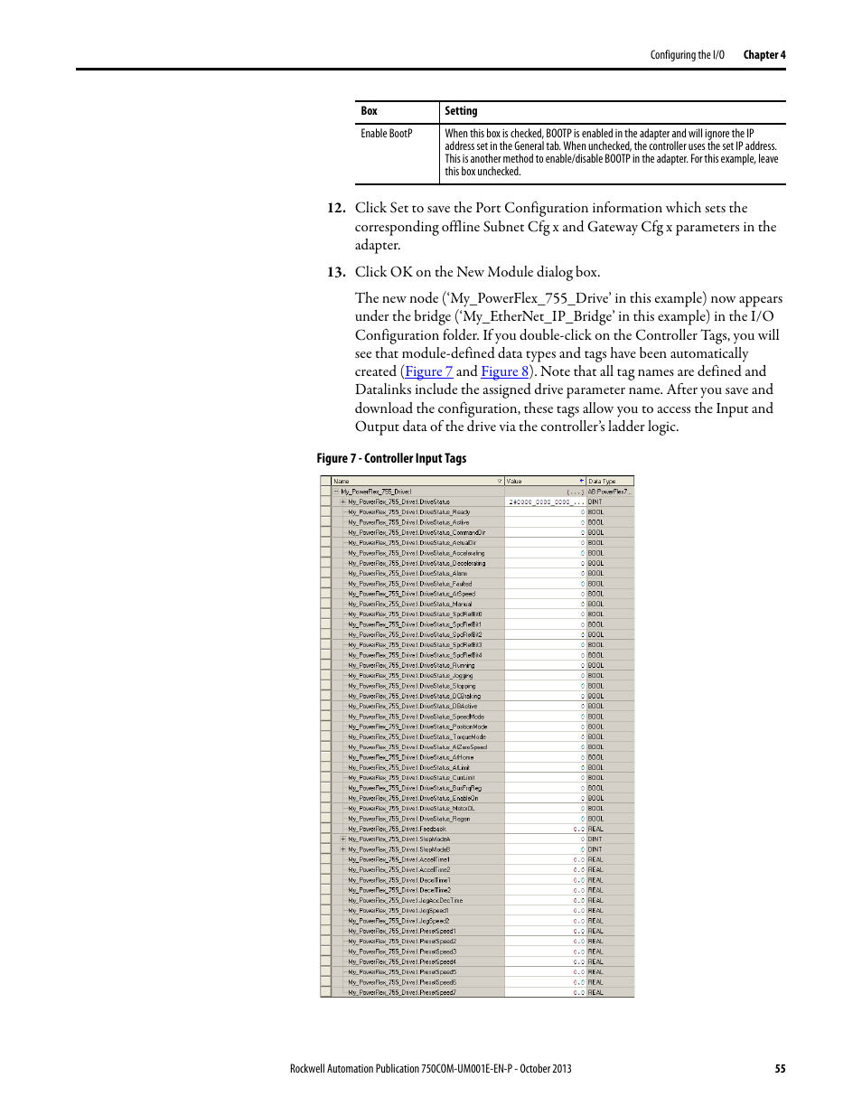 Rockwell Automation 20G PowerFlex 755 Drive Embedded EtherNet/IP Adapter User Manual | Page 55 / 190