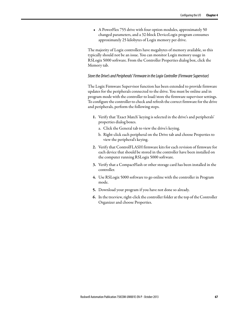 Rockwell Automation 20G PowerFlex 755 Drive Embedded EtherNet/IP Adapter User Manual | Page 67 / 190