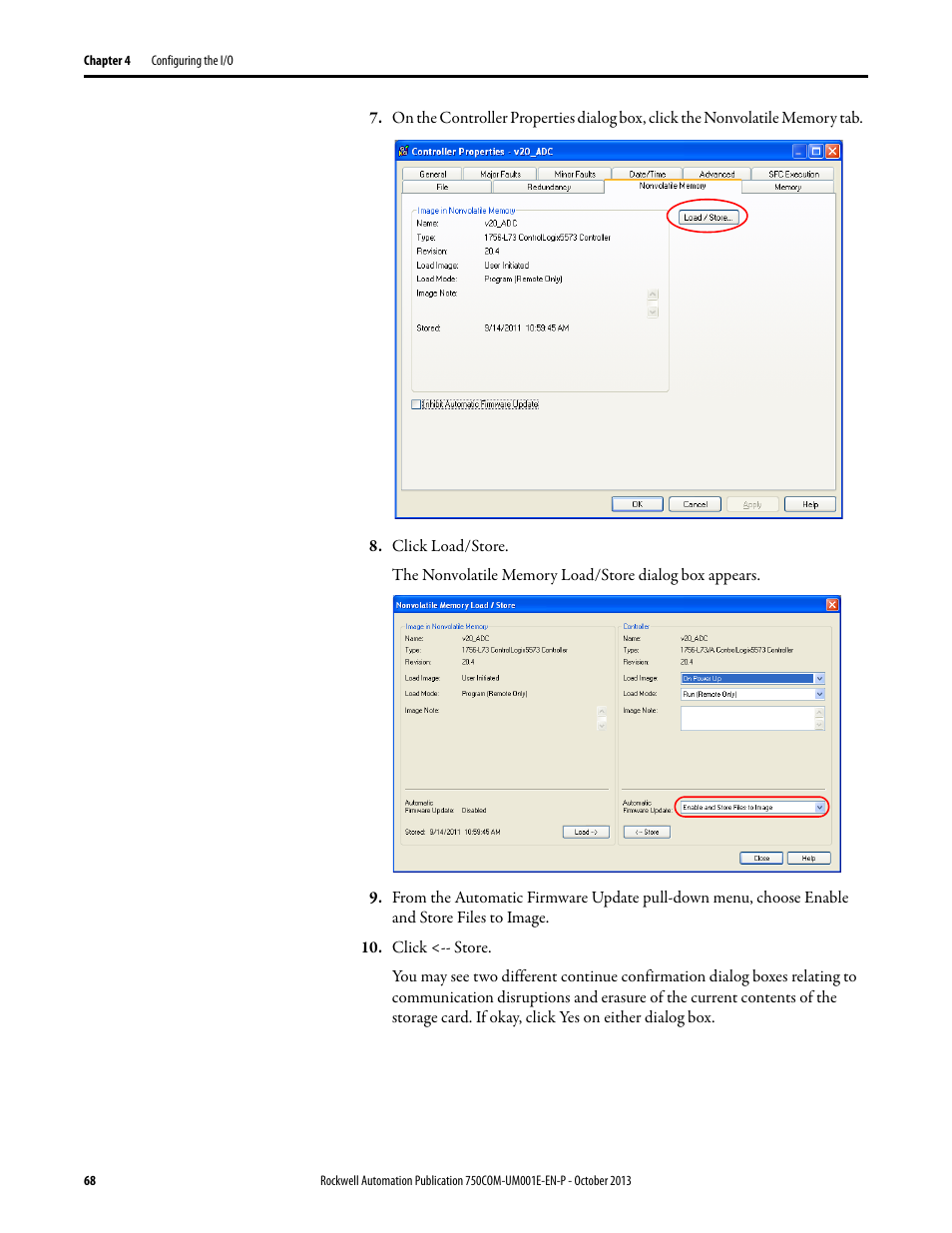 Rockwell Automation 20G PowerFlex 755 Drive Embedded EtherNet/IP Adapter User Manual | Page 68 / 190