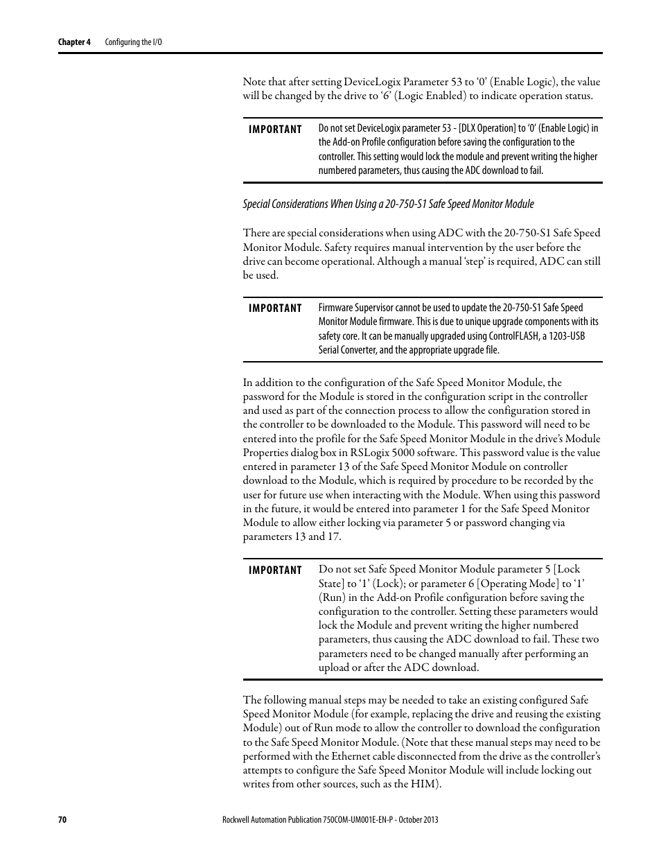 Rockwell Automation 20G PowerFlex 755 Drive Embedded EtherNet/IP Adapter User Manual | Page 70 / 190