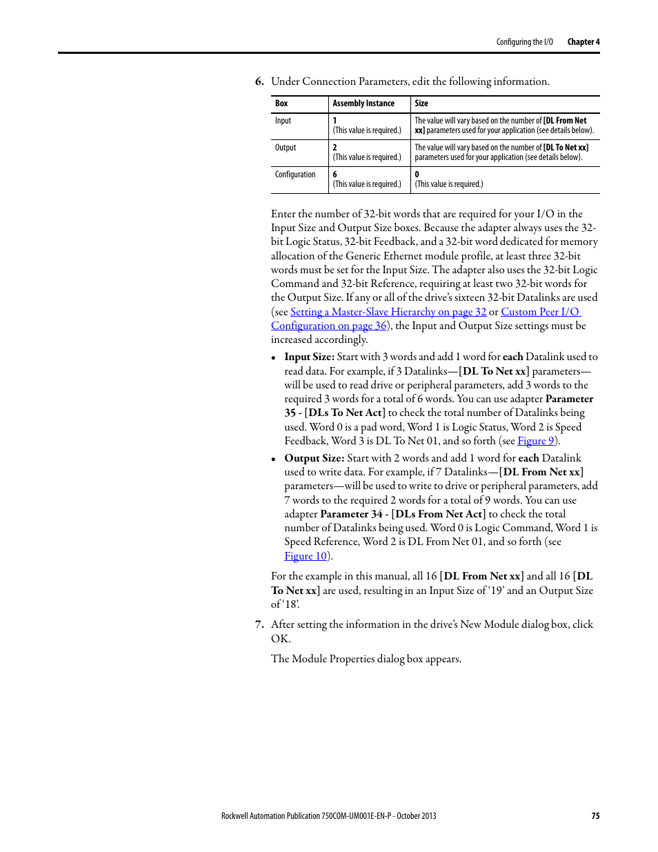 Rockwell Automation 20G PowerFlex 755 Drive Embedded EtherNet/IP Adapter User Manual | Page 75 / 190