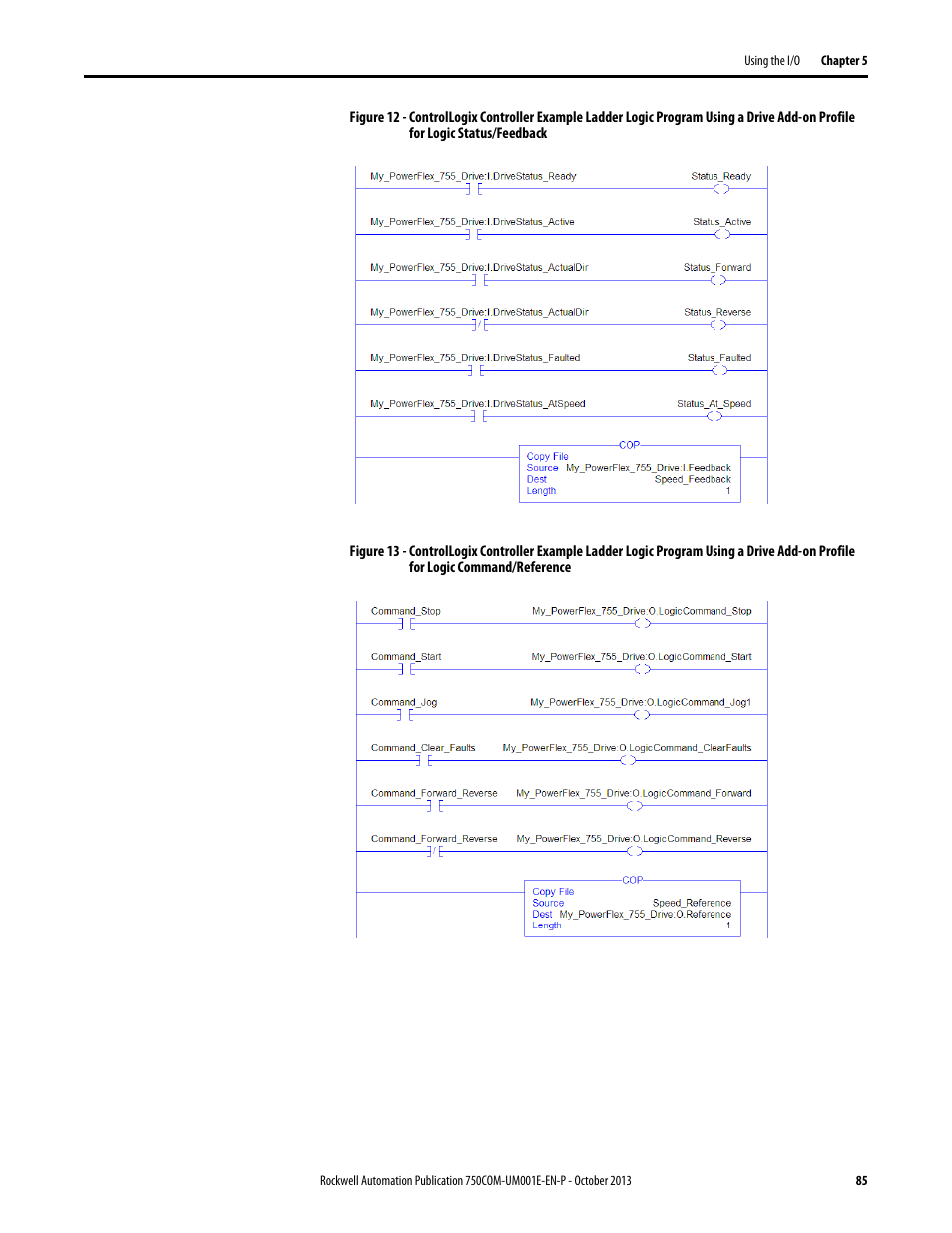 Rockwell Automation 20G PowerFlex 755 Drive Embedded EtherNet/IP Adapter User Manual | Page 85 / 190