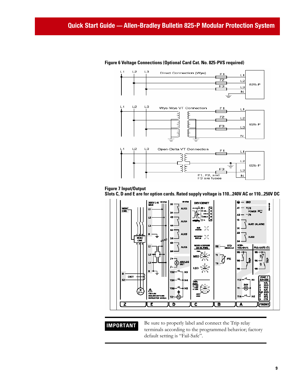 Quick start guide | Rockwell Automation 825P Modular Protection System Quick Start Guide User Manual | Page 9 / 32