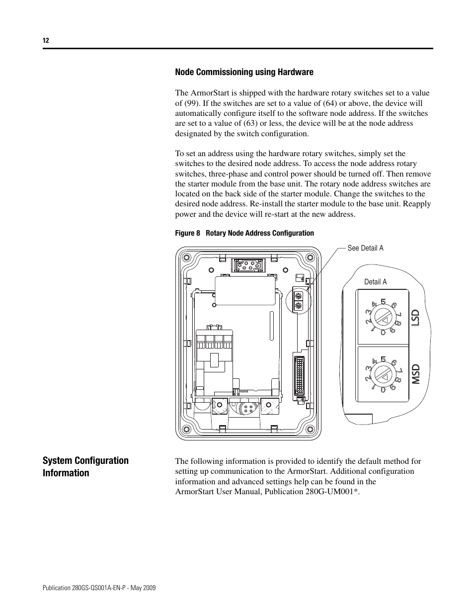 Lsdlsd msdmsd | Rockwell Automation 281G ArmorStart - Safety Version - Getting Started User Manual | Page 12 / 24