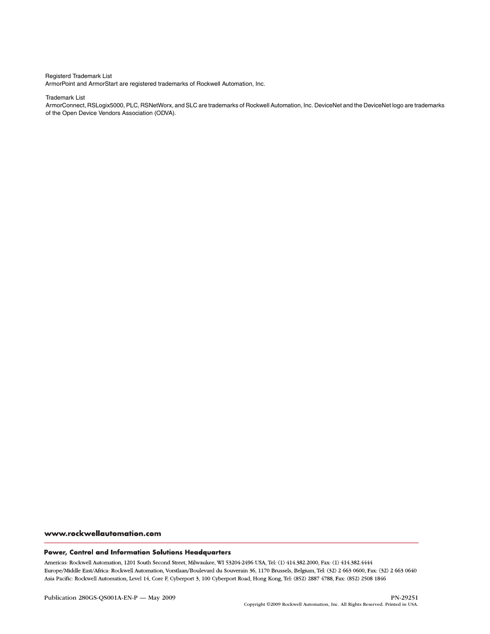 Rockwell Automation 281G ArmorStart - Safety Version - Getting Started User Manual | Page 24 / 24