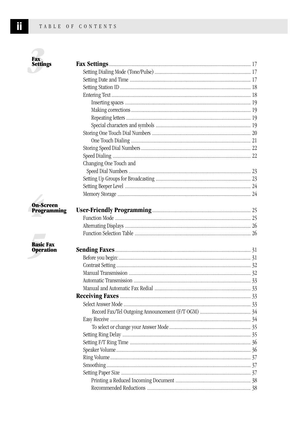 Brother FAX 1570 MC User Manual | Page 4 / 136