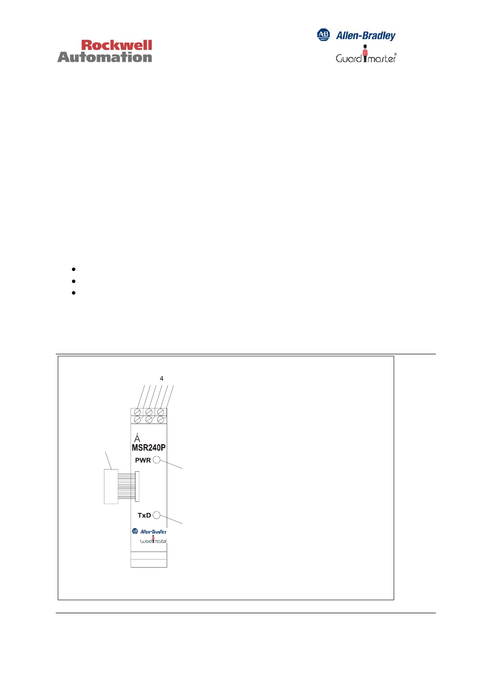 Rockwell Automation 440R MSR240P Minotaur Safety Relay User Manual | 7 pages