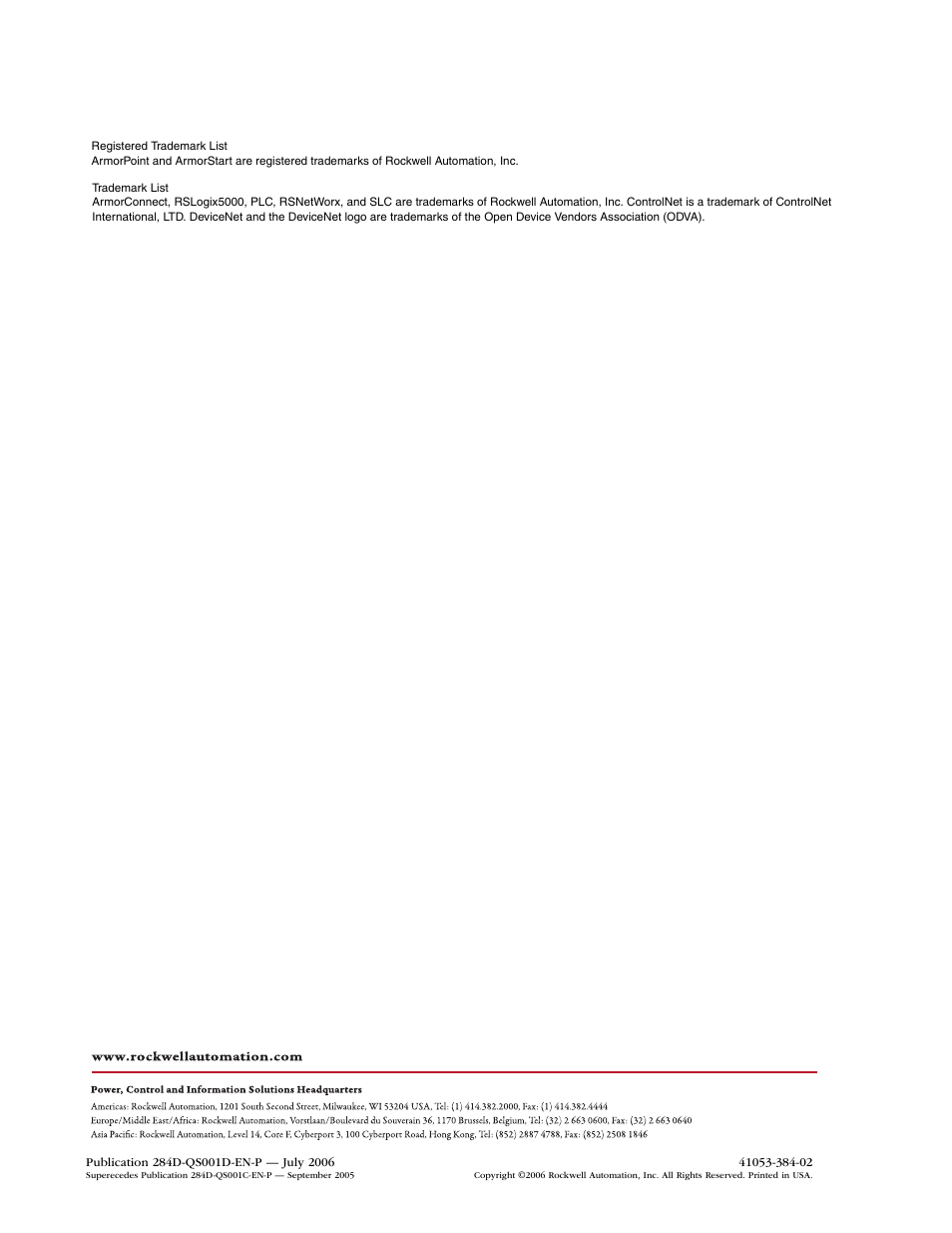 Rockwell Automation 284D ArmorStart - Getting Started User Manual | Page 36 / 36