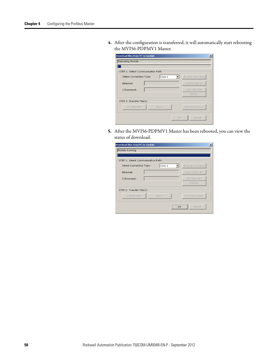 Rockwell Automation 20-750-PBUS Profibus DPV1 Option Module User Manual | Page 50 / 96