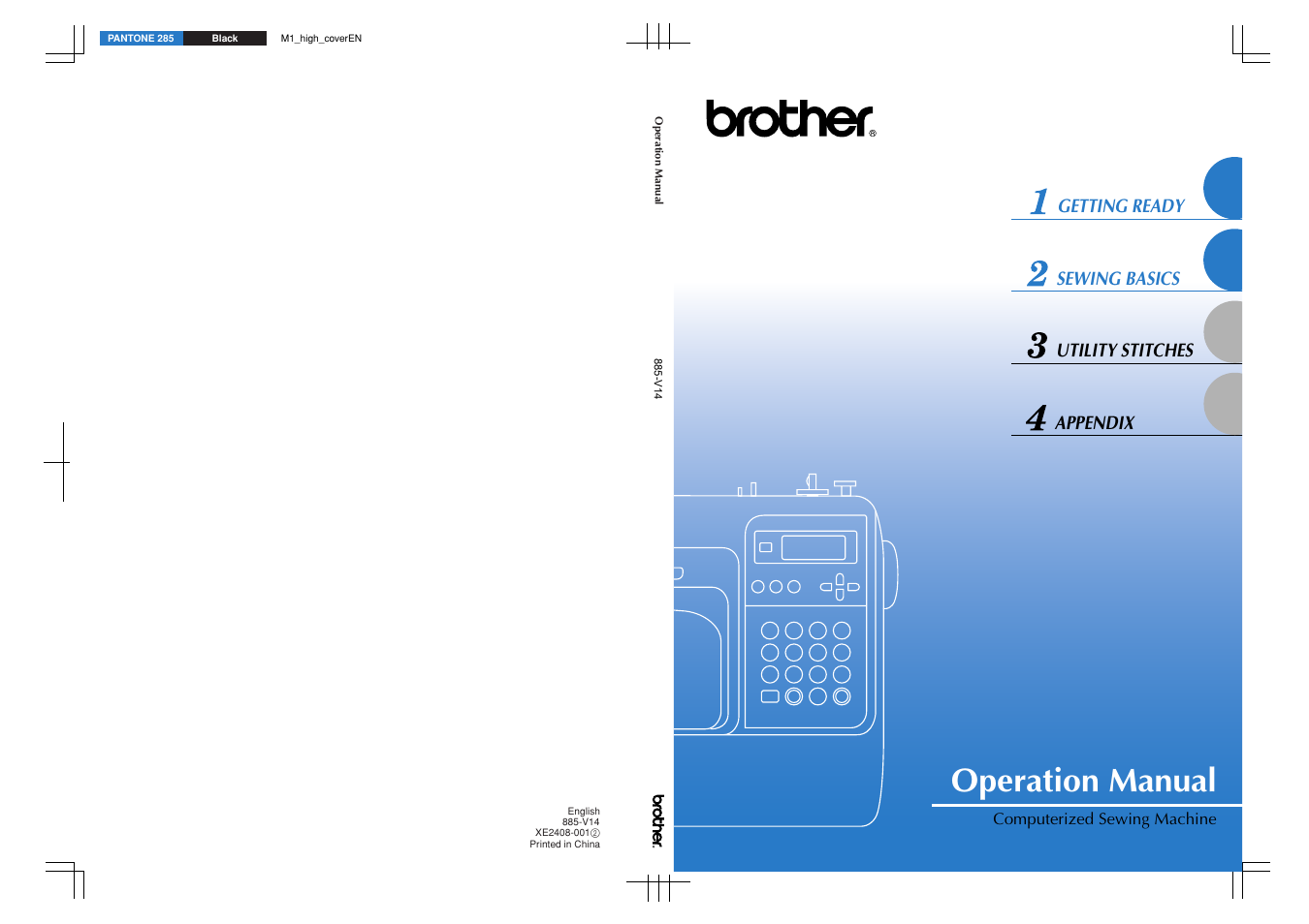 Operation manual | Brother Sewing Machines User Manual | Page 140 / 140