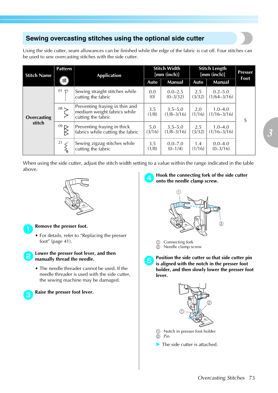 Brother Sewing Machines User Manual | Page 74 / 140