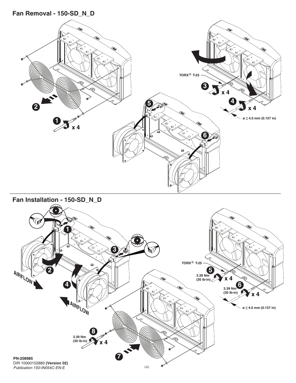 Rockwell Automation 150-SF3D SMC-50 Soft Starter Fan Installation User Manual | Page 4 / 6
