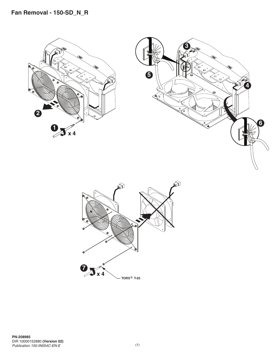 Rockwell Automation 150-SF3D SMC-50 Soft Starter Fan Installation User Manual | Page 5 / 6