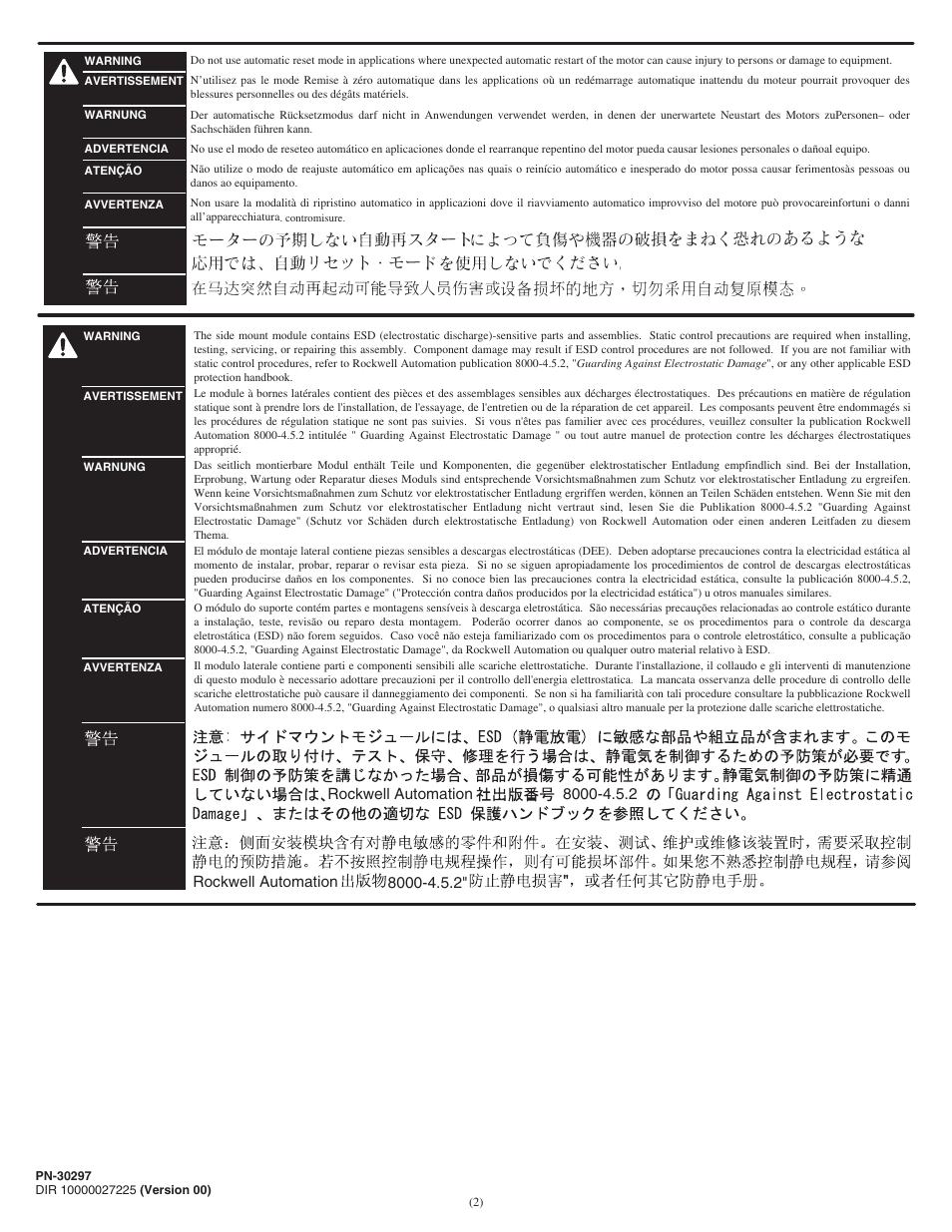 Rockwell Automation 193-EPT E1 PLUS PTC Thermistor Accessory Module User Manual | Page 2 / 8
