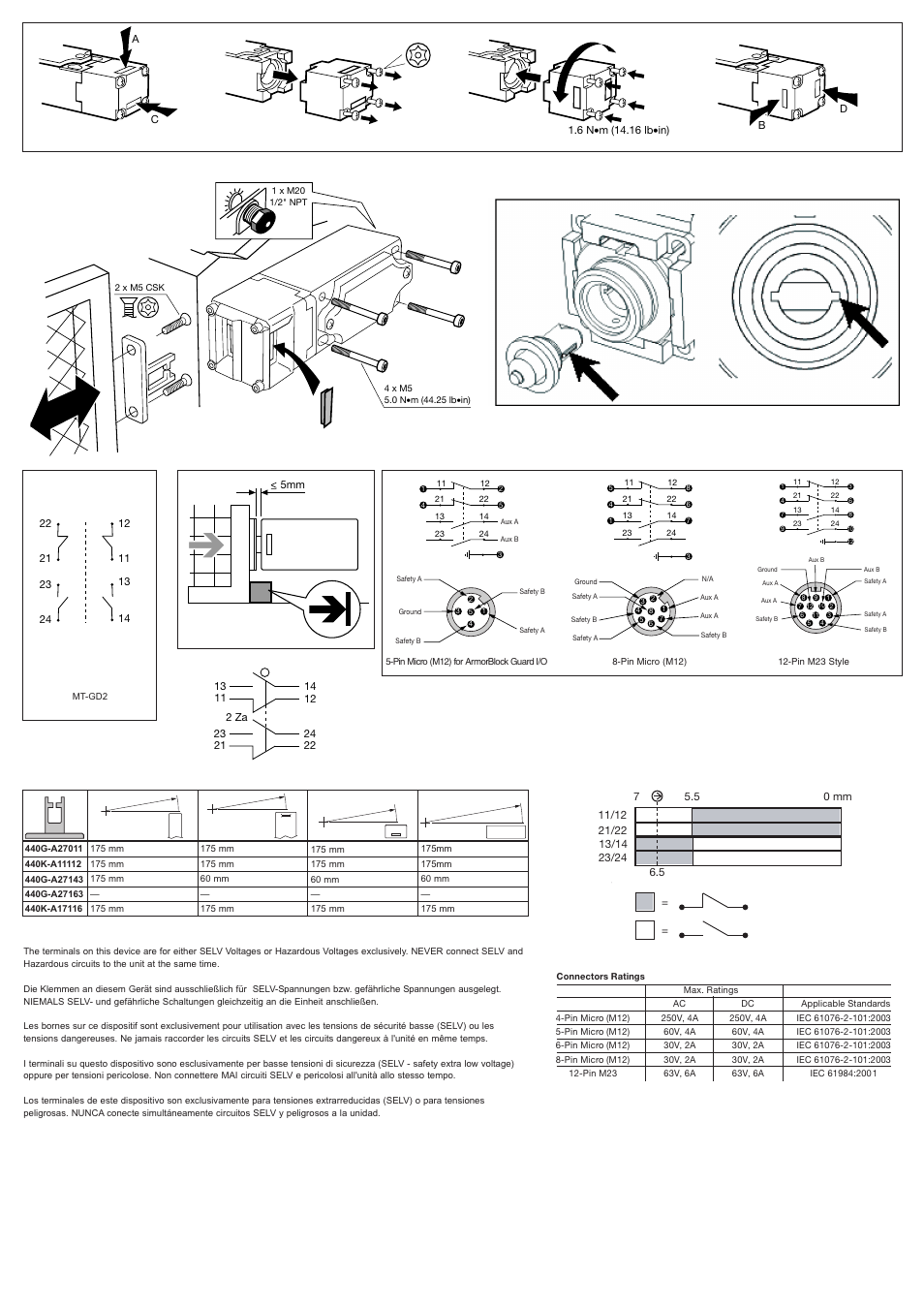 Rockwell Automation MT-GD2 Snap Acting User Manual | Page 2 / 4