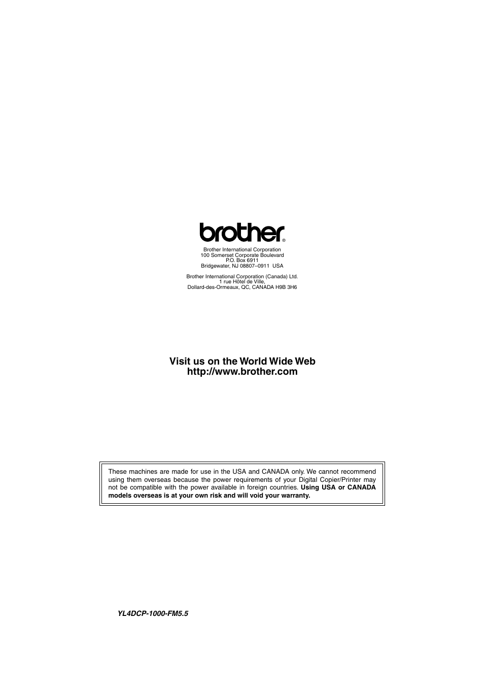 Brother DCP 1000 User Manual | Page 129 / 129