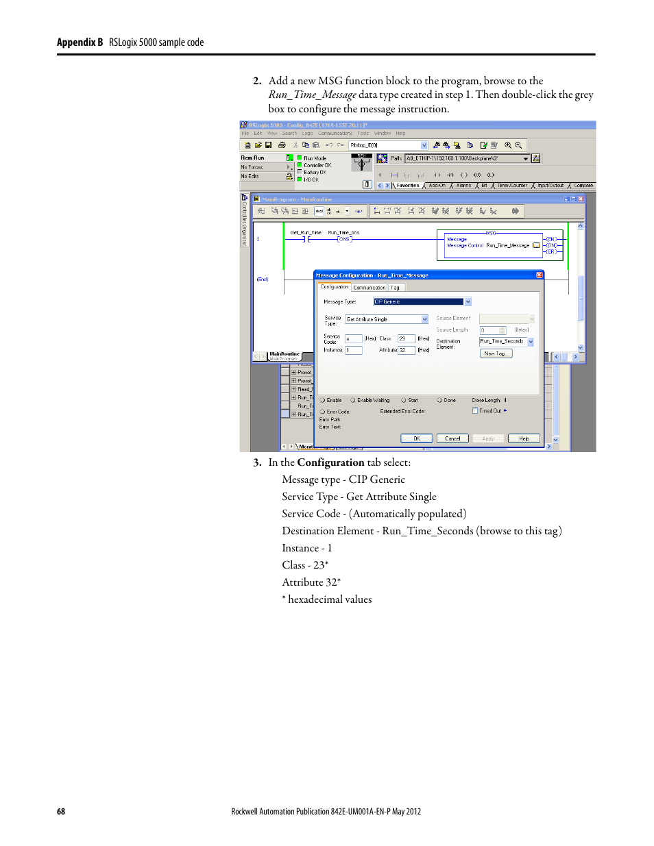 Rockwell Automation 842E EtherNet/IP Absolute Encoder User Manual User Manual | Page 76 / 80