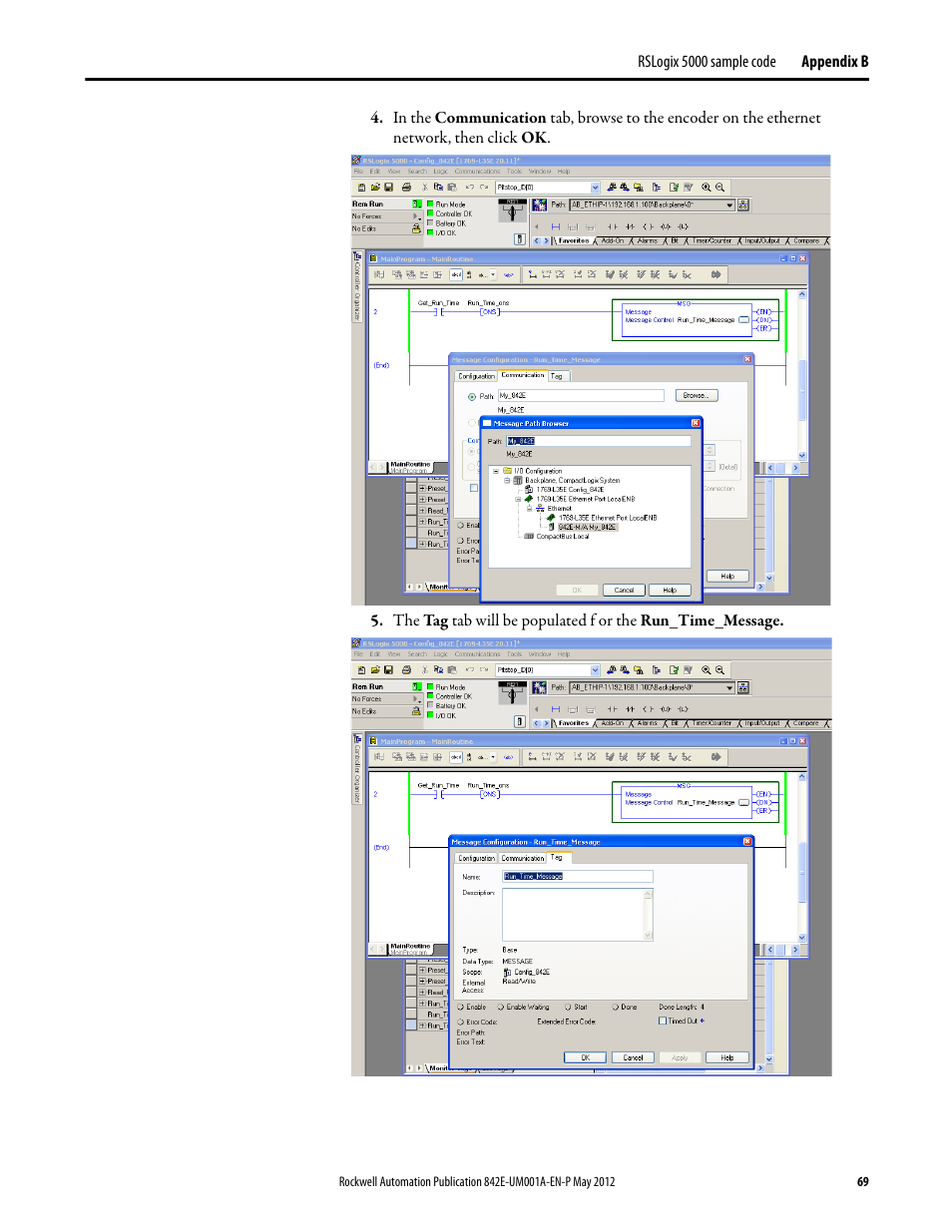 Rockwell Automation 842E EtherNet/IP Absolute Encoder User Manual User Manual | Page 77 / 80