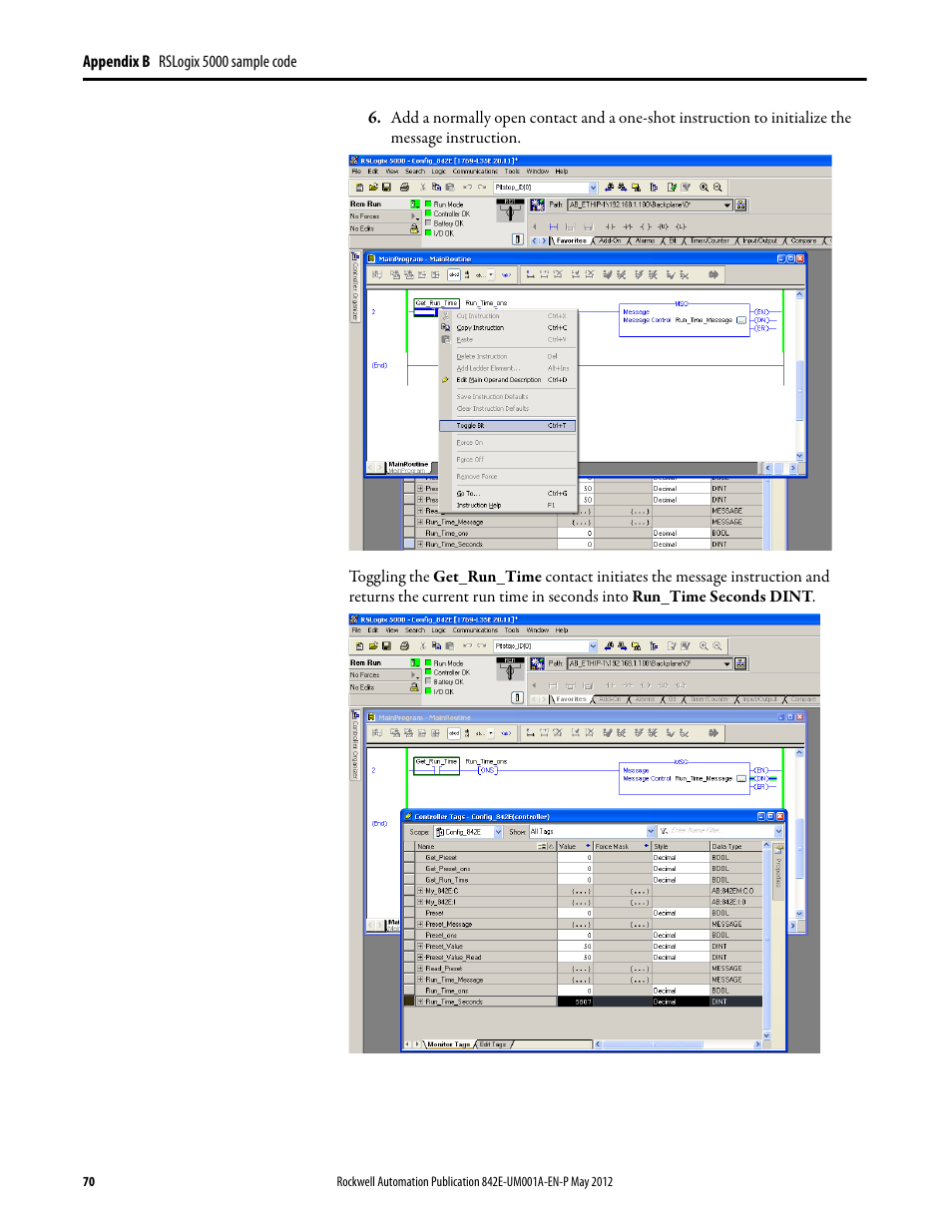 Rockwell Automation 842E EtherNet/IP Absolute Encoder User Manual User Manual | Page 78 / 80