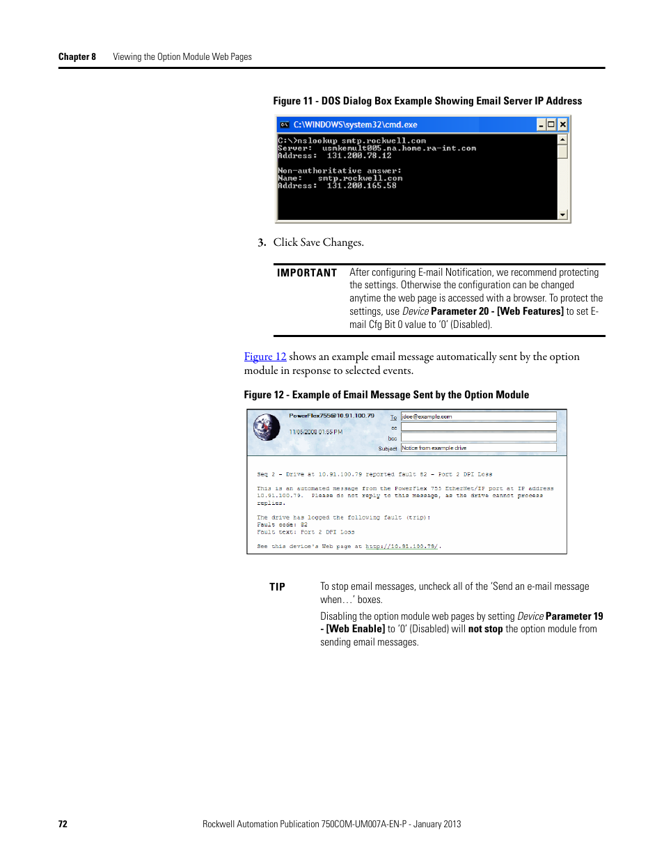 Figure 12, Figure 11 | Rockwell Automation 20-750-PNET2P Profinet Dual Port Option Module User Manual | Page 72 / 100