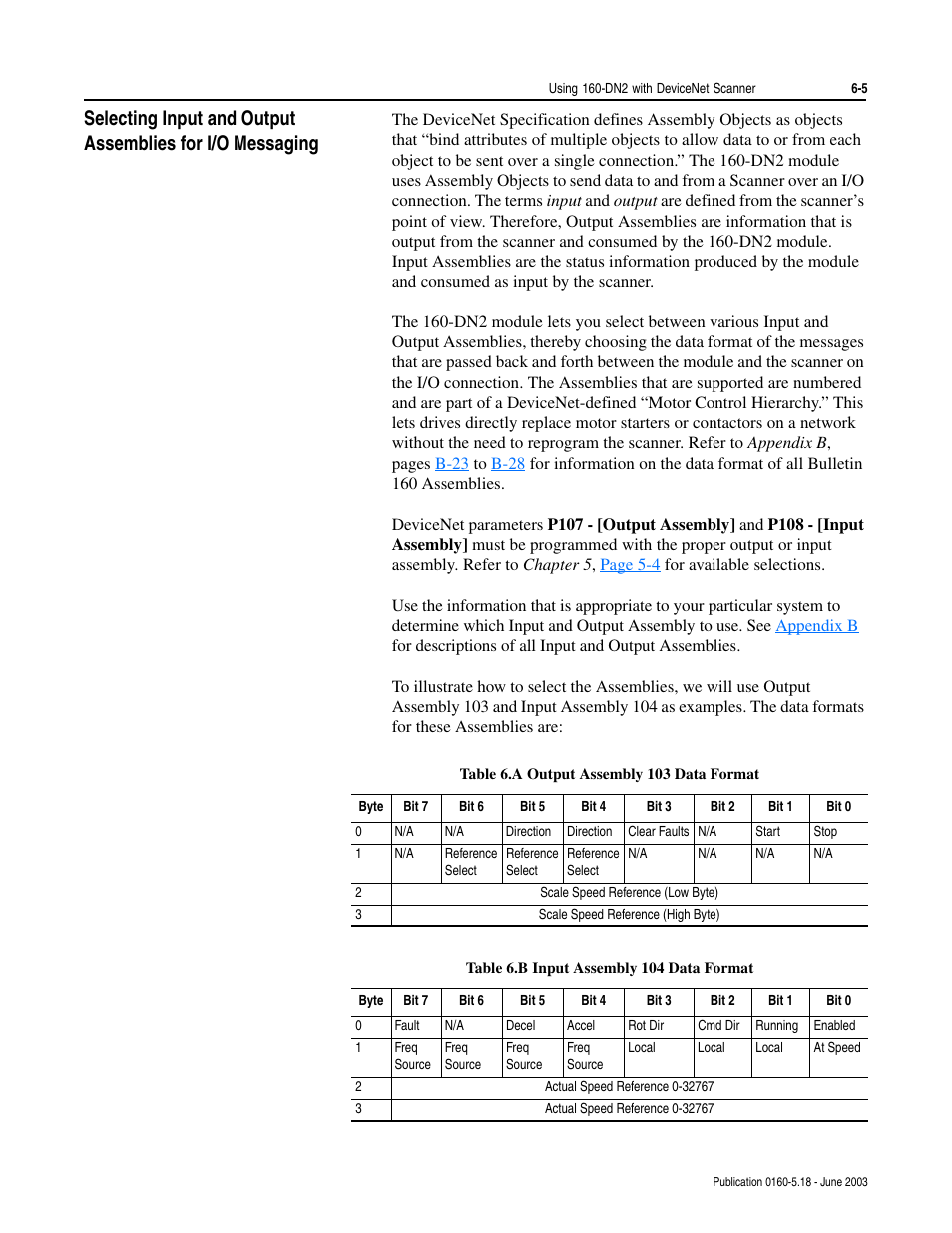 Rockwell Automation 160-DN2 160-DN2 DeviceNet Communication Module FRN 3.xx User Manual | Page 43 / 116