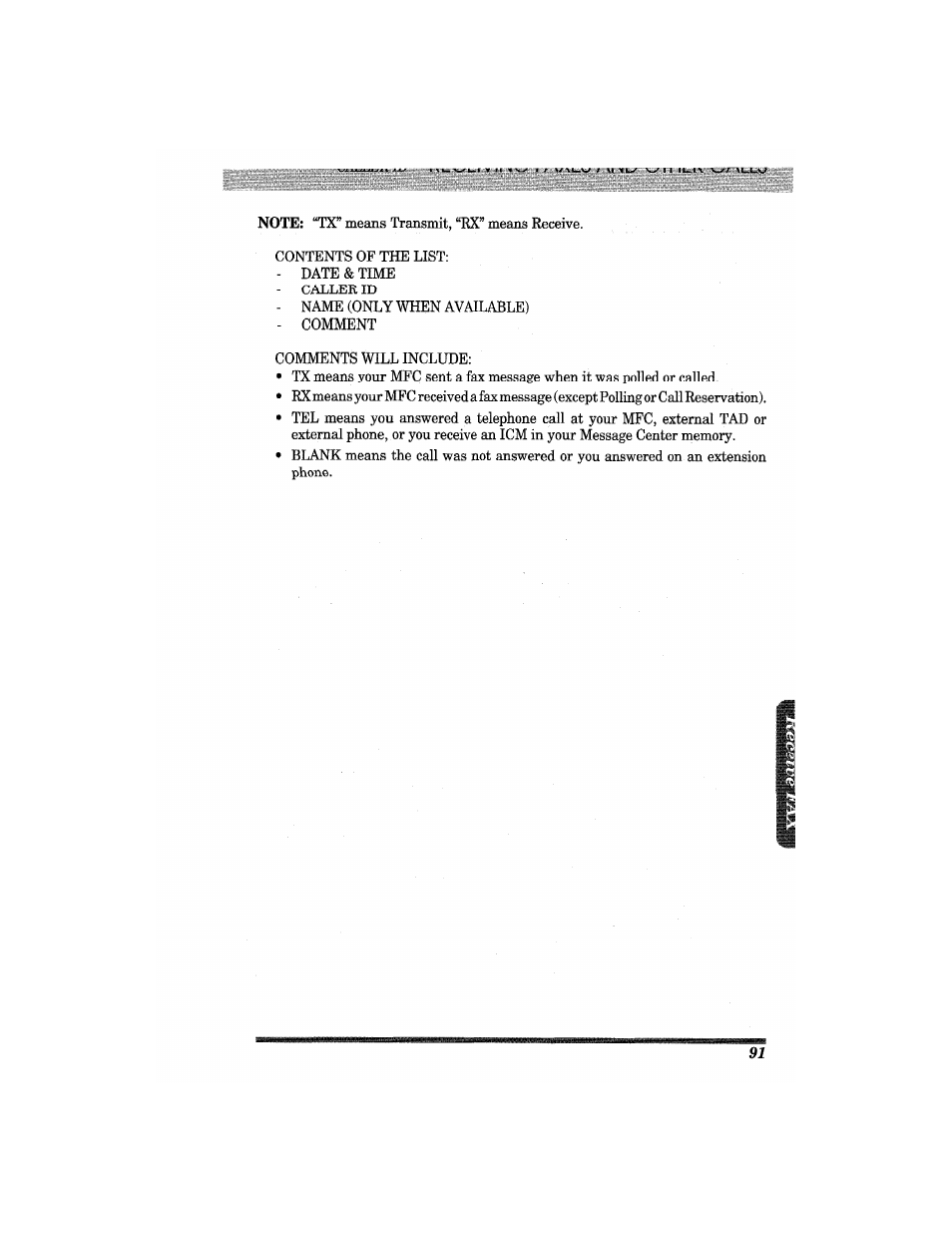Brother MFC7650MC User Manual | Page 103 / 226