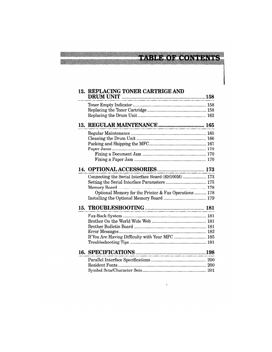 Brother MFC7650MC User Manual | Page 11 / 226