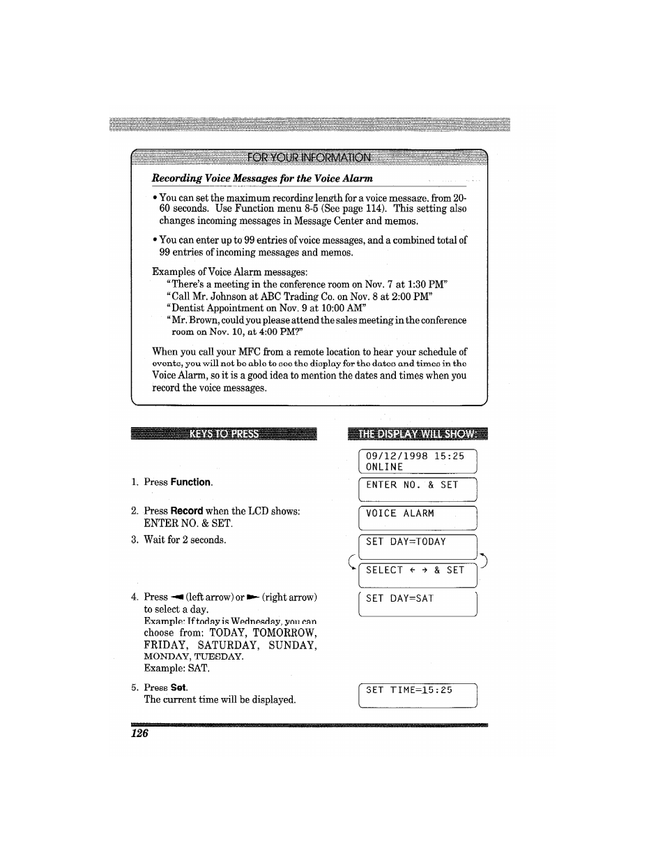 Brother MFC7650MC User Manual | Page 138 / 226