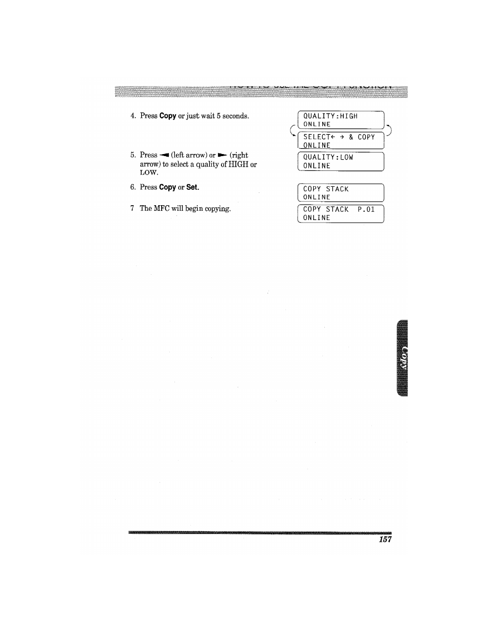 Brother MFC7650MC User Manual | Page 169 / 226