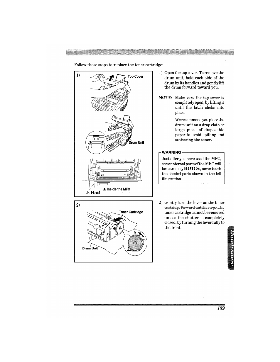 Brother MFC7650MC User Manual | Page 171 / 226