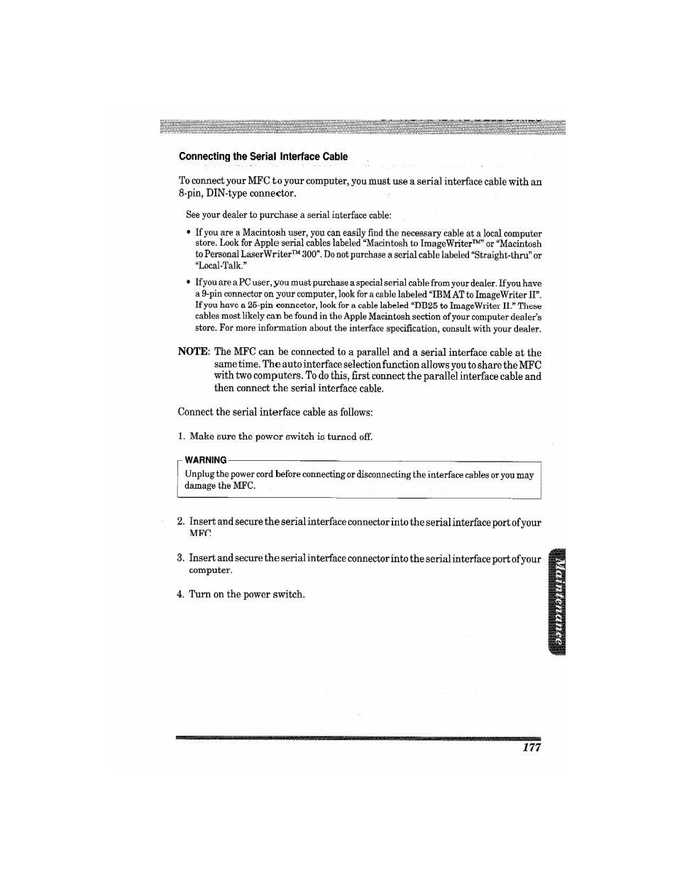 Brother MFC7650MC User Manual | Page 189 / 226