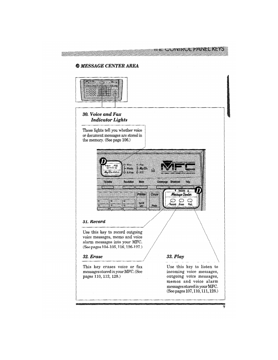 Brother MFC7650MC User Manual | Page 19 / 226