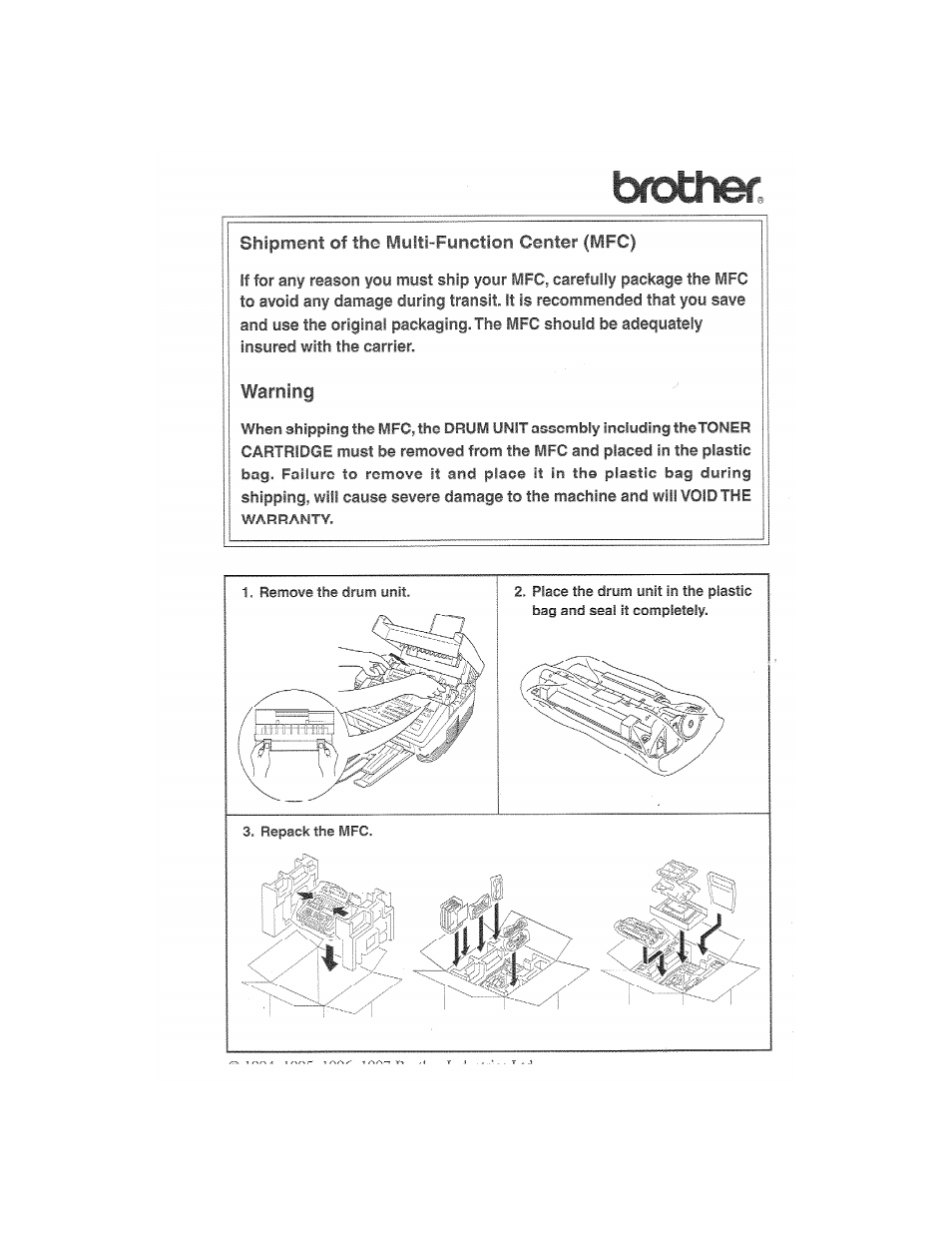 Brottier | Brother MFC7650MC User Manual | Page 2 / 226