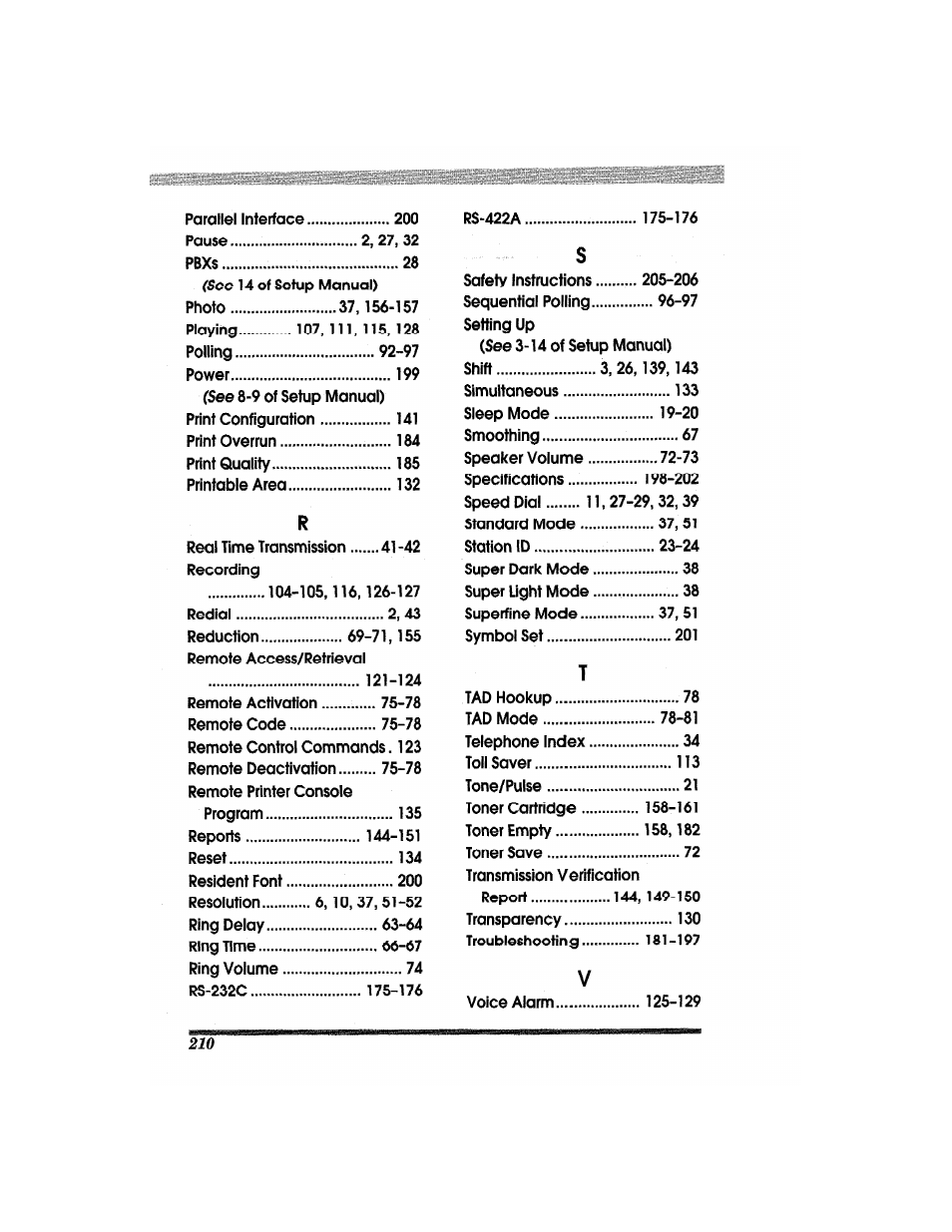 Brother MFC7650MC User Manual | Page 222 / 226