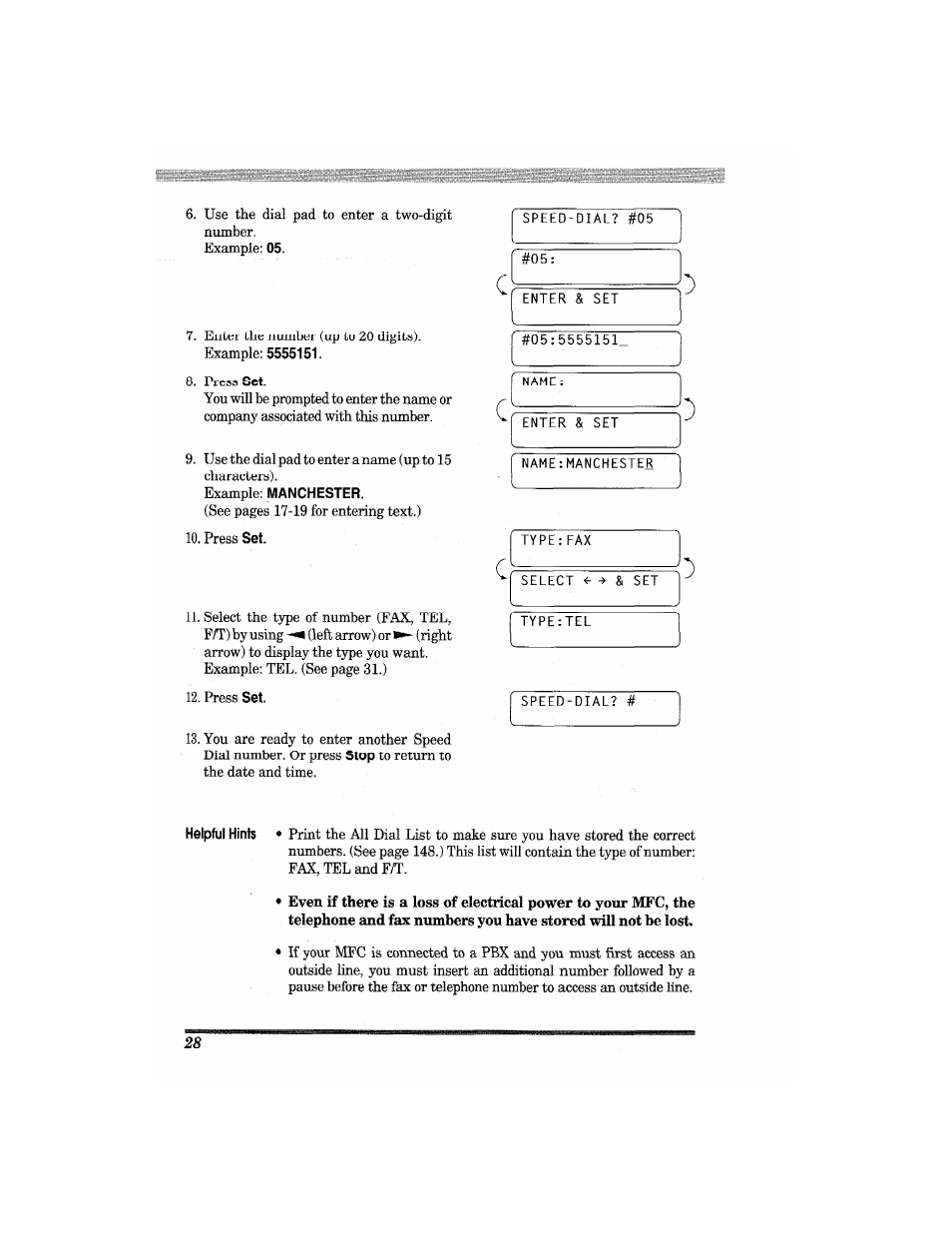 Brother MFC7650MC User Manual | Page 40 / 226